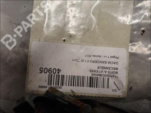 Gearbox DACIA SANDERO II 1.0 SCe 75 (B8JC, B8JD) | BP9733794M3 