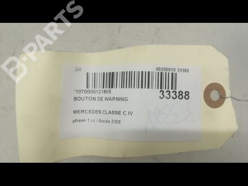 Warning switch MERCEDES-BENZ C-CLASS (W204) C 220 CDI (204.008) | BP9598372I22 