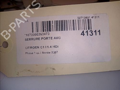 Front left lock CITROËN C1 (PM_, PN_) 1.4 HDi | BP15742381C98 