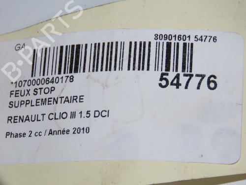 Troisième feu stop RENAULT CLIO III (BR0/1, CR0/1) 1.5 dCi (C/BR0G, C/BR1G) (68 hp) 32354805