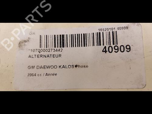 Used Alternator Alternator DAEWOO KALOS (KLAS) 1.2 (72 hp) 9613030 9613030