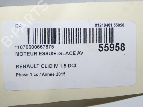 front-wiper-motor-renault-clio-iv-bh_-2012-2013-2014-2015-2016-2017-2018-2019-2020-2021-31984677 main image