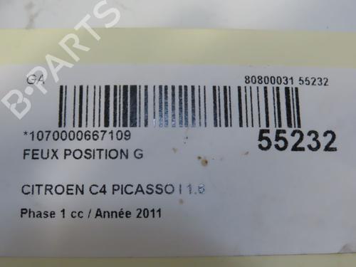 Used Left daytime light CITROËN C4 Picasso I MPV (UD_) 1.6 HDi 110 (112 hp) 29415184