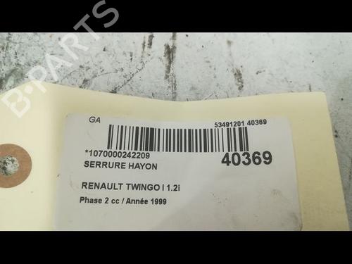 Used Tailgate lock RENAULT TWINGO I (C06_) 1.2 (C066, C068) (58 hp) 9608900