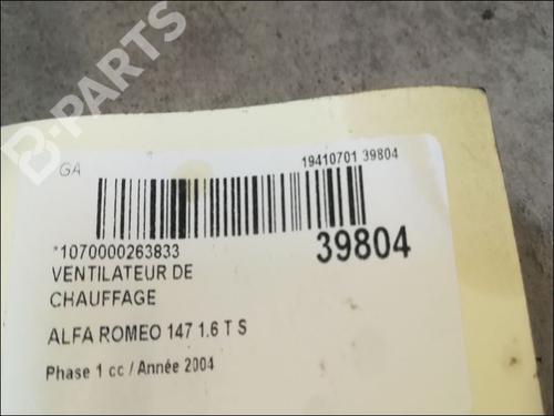 Heater blower motor ALFA ROMEO 147 (937_) 1.6 16V T.SPARK (937.AXA1A, 937.AXB1A, 937.BXB1A) | BP9611776M62 
