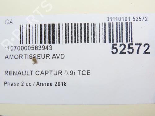 Used Right front shock absorber RENAULT CAPTUR I (J5_, H5_) 0.9 TCe 90 (90 hp) 28829787