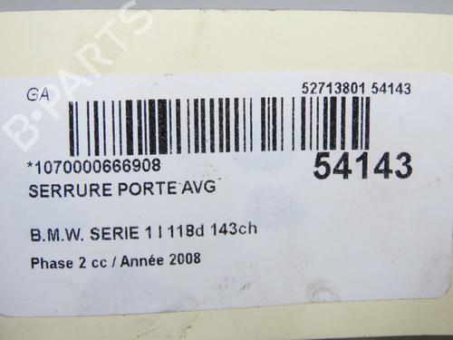 Used Front left lock BMW 1 (E87) 118 d (143 hp) 32354771