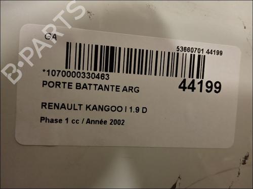 Left rear door RENAULT KANGOO Express (FC0/1_) D 55 1.9 (FC0D) | BP9618881C4 