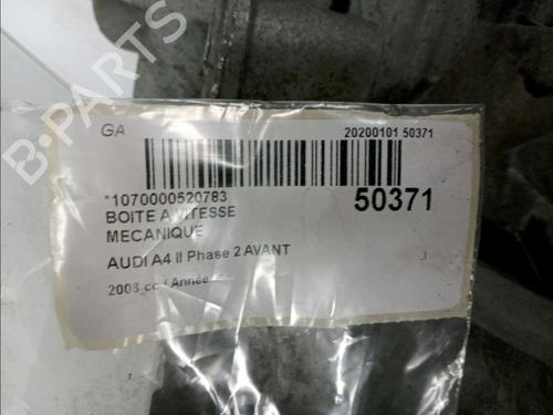 Gearbox AUDI A4 B8 (8K2) 2.0 TDI | BP18646014M3 