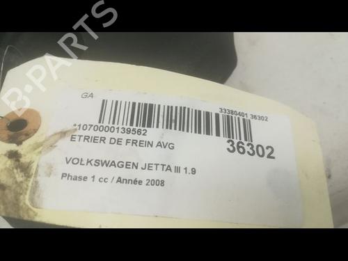 Left front brake caliper VW JETTA III (1K2) 1.9 TDI | BP14878151M105 
