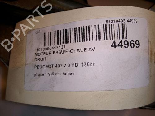 Used Front wiper motor PEUGEOT 407 SW (6E_, 6D_) 2.0 HDi 135 (136 hp) 12234731