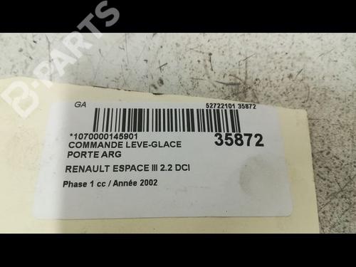 Left rear window switch RENAULT ESPACE III (JE0_) 2.2 dCi (JE0S) | BP9600320I29 