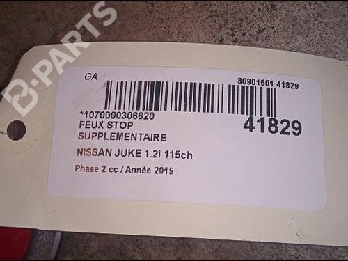 Third brake light NISSAN JUKE (F15) 1.2 DIG-T | BP9617122L11 