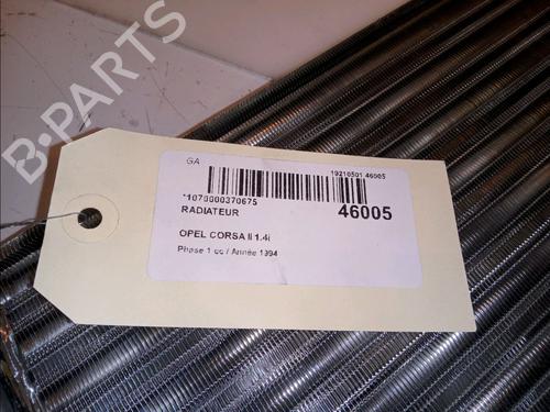 Used Water radiator OPEL CORSA B (S93) 1.4 i (F08, F68, M68) (60 hp) 12354672