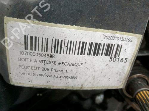 Gearbox PEUGEOT 206 Hatchback (2A/C) 1.4 i | BP17488225M3 