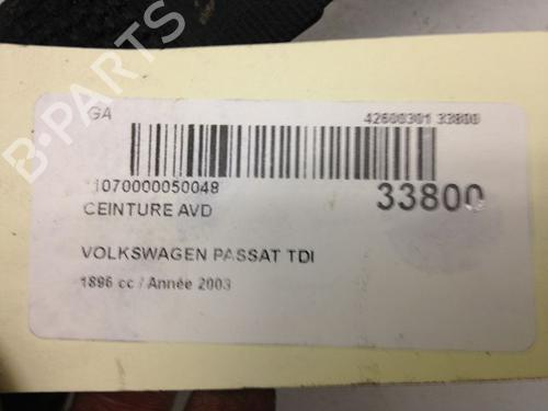 Front right seatbelt VW PASSAT B5.5 (3B3) 1.9 TDI | BP36494646I25 - Image 1