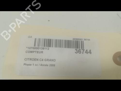 Used Instrument cluster CITROËN C4 Grand Picasso I (UA_) 1.6 HDi (109 hp) 9603389