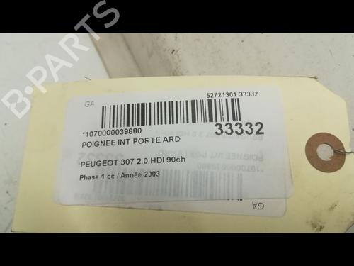 Højre bagtil invendig håndtag PEUGEOT 307 Break (3E)  | BP23176820I16 