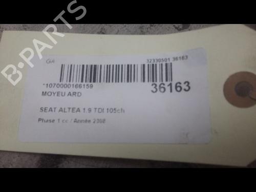 Used Right rear steering knuckle SEAT ALTEA XL (5P5, 5P8) 1.9 TDI (105 hp) 14876586