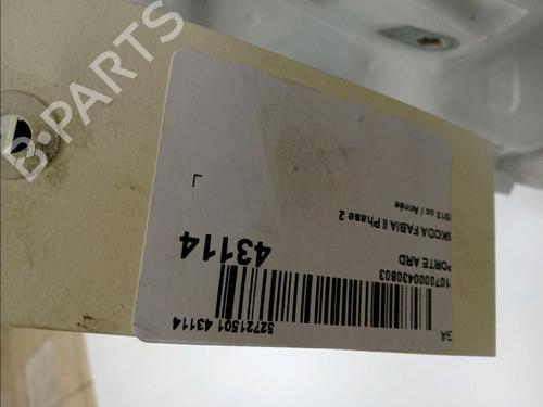 Used Right rear door SKODA FABIA II (542) 1.2 TSI (86 hp) 12198066