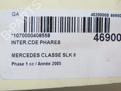 Headlight switch MERCEDES-BENZ SLK (R171) 200 Kompressor (171.442) | BP31120411I24 - Image 6