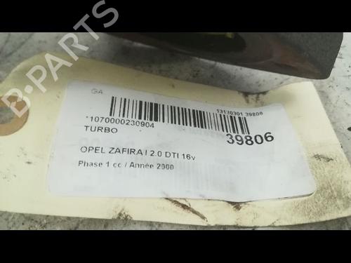 Used Turbocharger/Supercharger OPEL ZAFIRA A MPV (T98) 2.0 DTI 16V (F75) (101 hp) 9609483