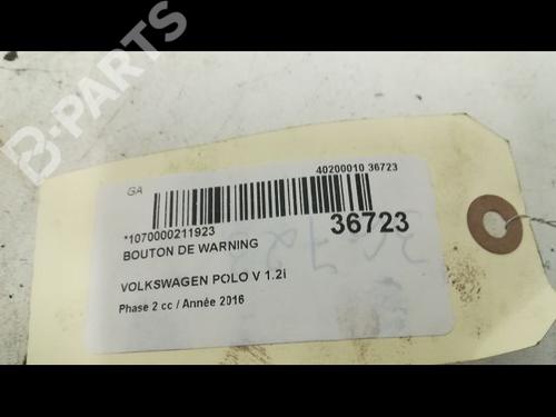 Warning switch VW POLO V (6R1, 6C1) 1.2 TSI 16V | BP9604803I22 