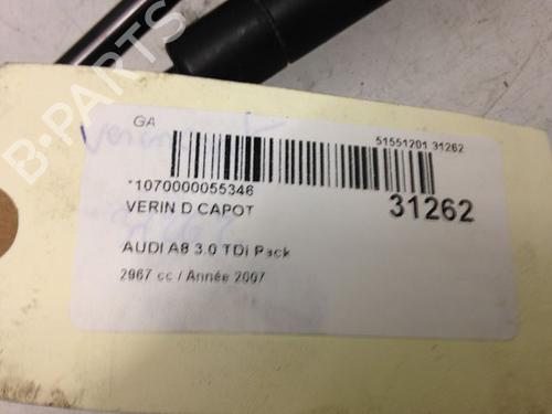 Gasfjeder motorhjelm AUDI A8 D3 (4E2, 4E8) 3.0 TDI quattro (233 hp) 14879006