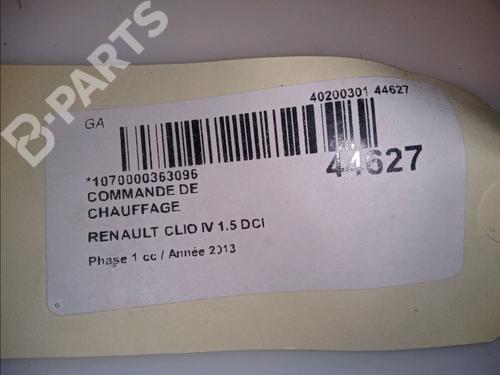 Climate control RENAULT CLIO IV (BH_) 1.5 dCi 90 | BP11101055I5 