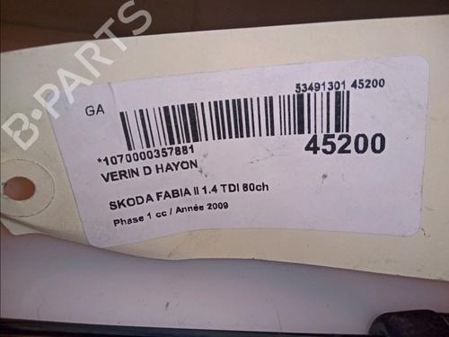 Used Tailgate lift support SKODA FABIA II (542) 1.4 TDI (80 hp) 14880159