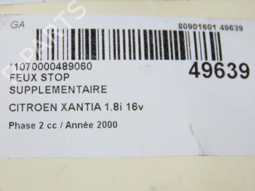 Bremselys CITROËN XANTIA (X1_, X2_) 1.8 i 16V (110 hp) 32740746