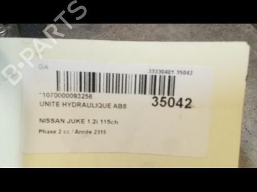 Used ABS pump NISSAN JUKE (F15) 1.2 DIG-T (115 hp) 9596937