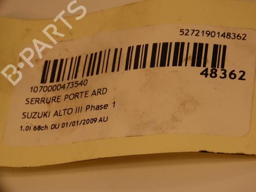 Rear right lock SUZUKI ALTO VII (GF, HA25_, HA35_) 1.0 (AMF310, GFC31S) | BP16667306C99 