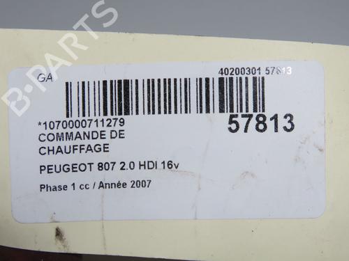 Climate control PEUGEOT 807 (EB_) 2.0 HDi | BP33279281I5  - Image 6