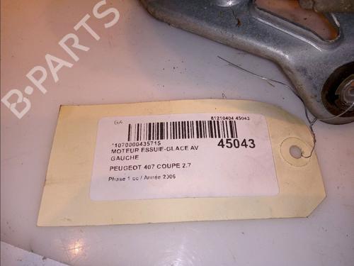 Front wiper motor PEUGEOT 407 Coupe (6C_) 2.7 HDi | BP12585721M29 