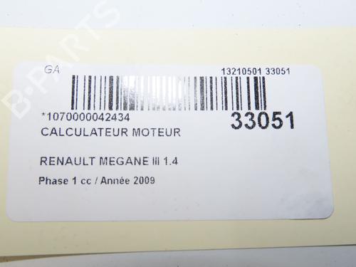 Used Engine control unit (ECU) Engine control unit (ECU) RENAULT MEGANE III Hatchback (BZ0/1_, B3_) 1.5 dCi (106 hp) 34640189 34640189