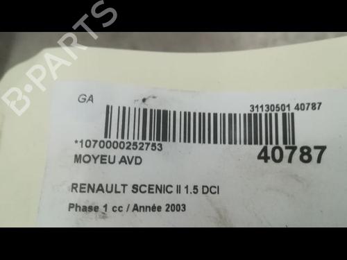 Used Left front steering knuckle RENAULT SCÉNIC II (JM0/1_) 1.5 dCi (JM0F) (82 hp) 14875575