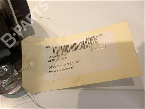 Front right belt tensioner OPEL CORSA D (S07) 1.3 CDTI (L08, L68) | BP11101623C88 