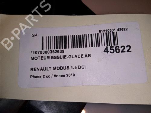 Used Rear wiper motor Rear wiper motor RENAULT MODUS / GRAND MODUS (F/JP0_) 1.5 dCi (FP0F, JP0F) (86 hp) 11104573 11104573