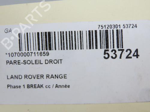 Right sun visor LAND ROVER RANGE ROVER EVOQUE (L538) 2.2 D | BP33948440I2 - Image 4