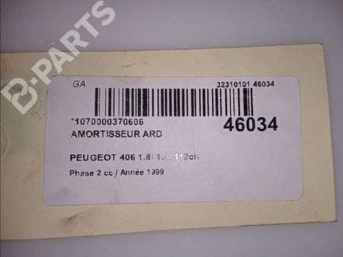 Højre bagtil støddæmper PEUGEOT 406 (8B) 1.8 16V | BP11100229M19 