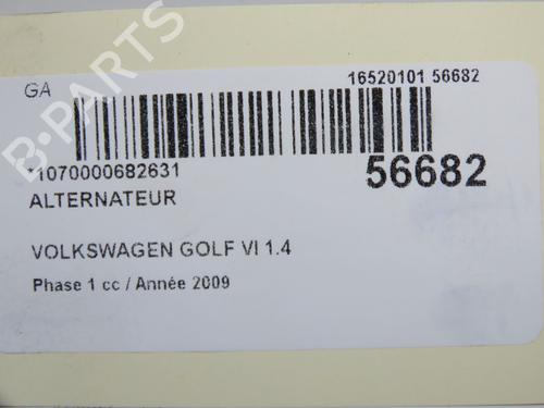 Alternator VW GOLF VI (5K1) 1.4 TSI | BP36791293M7 - Image 9