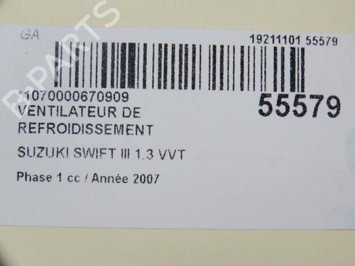 Køleventilator elektrisk SUZUKI SWIFT III (MZ, EZ) 1.3 (RS413, ZC11S) | BP30117088M35 