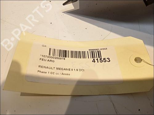 Used Left taillight RENAULT MEGANE II Coupé-Cabriolet (EM0/1_) 1.9 dCi (120 hp) 11104342