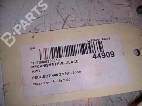 Rear right window mechanism PEUGEOT 406 (8B) 2.0 HDI 90 | BP11103095C25 