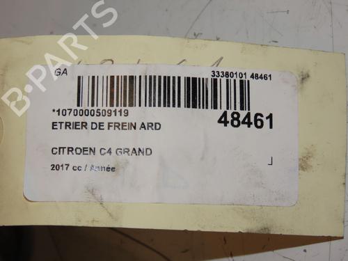 Used Right rear brake caliper CITROËN C4 Grand Picasso II (DA_, DE_) 1.6 BlueHDi 120 (120 hp) 16769568