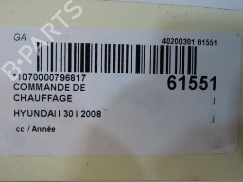 Climate control HYUNDAI i30 (FD) 1.4 | BP38491490I5 - Image 5