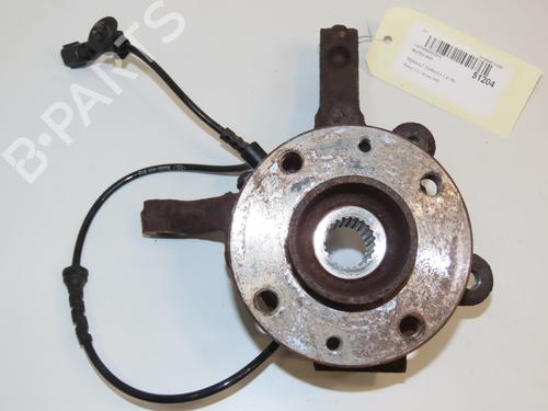 Used Left front steering knuckle Left front steering knuckle RENAULT TWINGO II (CN0_) 1.2 16V (CN0K, CN0V, CN0A) (76 hp) 19319476 19319476
