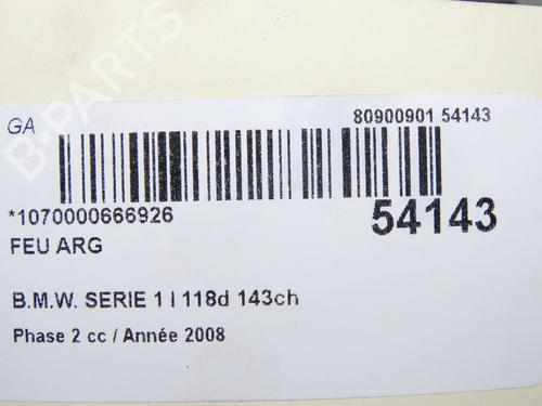 Used Left taillight BMW 1 (E87) 118 d (143 hp) 32354801