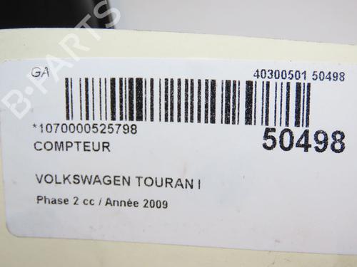 Instrument cluster VW TOURAN (1T1, 1T2) 2.0 TDI 16V | BP19170714C47 